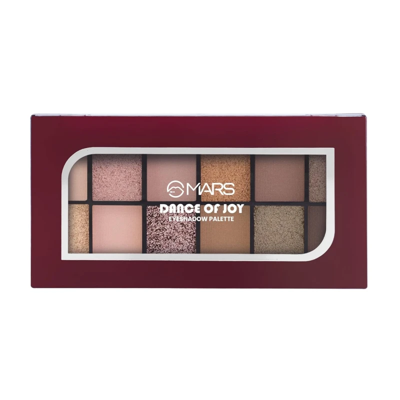 12 Shades Dance of Joy Eyeshadow Palette | Highly Pigmented and  | Multicolor | Matte and Shimmer Finish (13.2g) (01-Multicolor) thumbnail 2